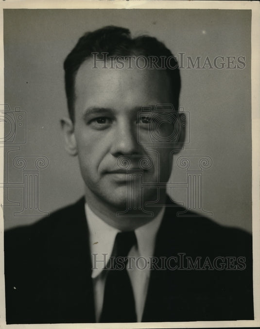 1933 Media Photo Frank A Trotter Goudges Zeppelin Pilot