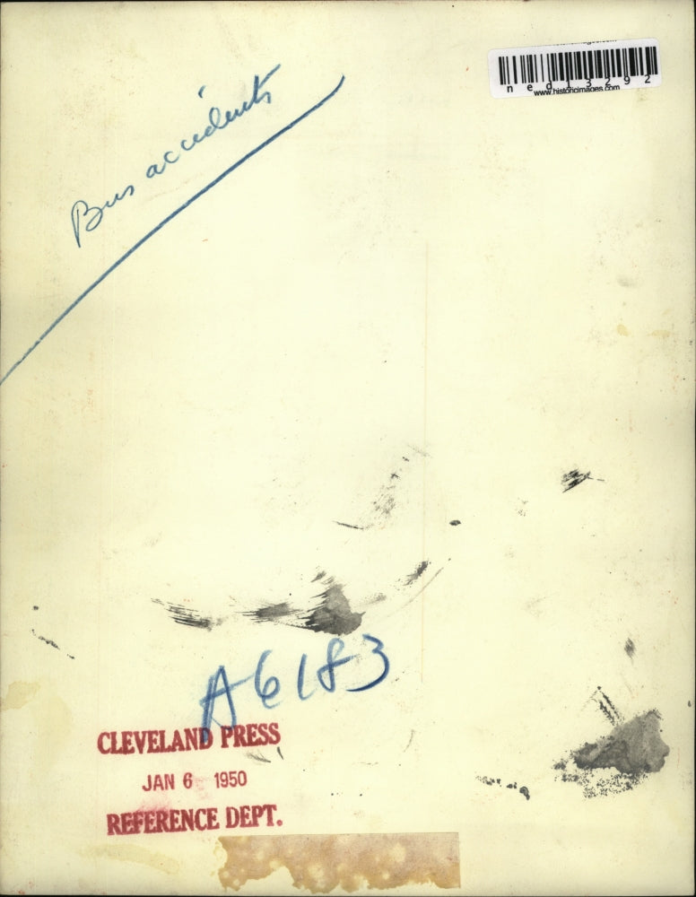Load image into Gallery viewer, 1950 Media Photo City Bush Crashed Into Shell Oil Station
