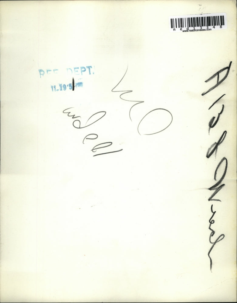 1951 Press Photo Atlanta Ga Bill Ward after his auto crashed into another