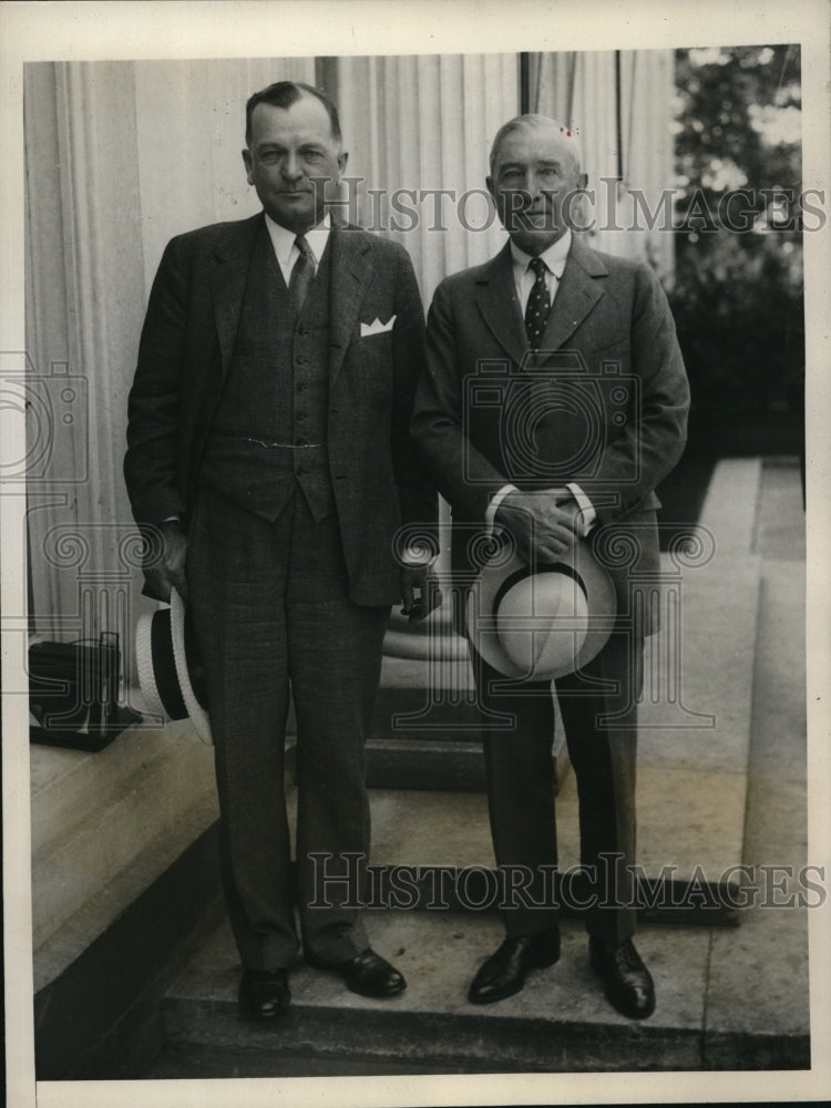1932 Media Photo Fred W Sargeny & Congressman Fred British