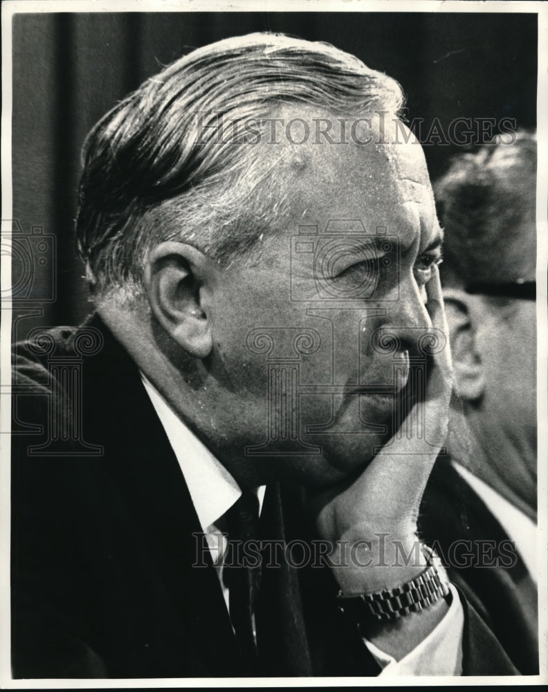 Load image into Gallery viewer, 1970 Media Photo London Prime Minister Harold Wilson of Labour Party
