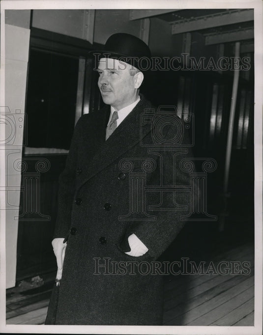 1938 Media Photo Ambassador Harold Wilson of Britain