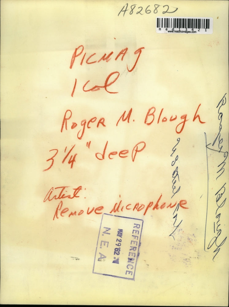 1962 Media Photo President Kennedy Blough Speaking About Steel Prices Inrease