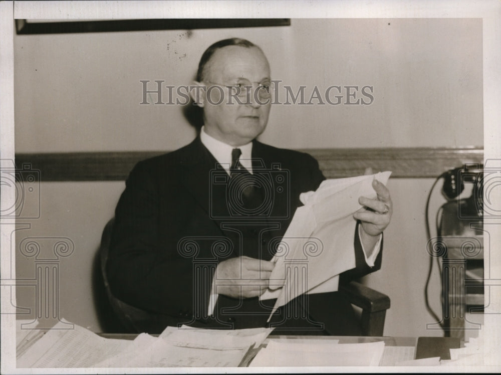 1935 Media Photo Edward Sheer, Newly-Elected President of the Reading Company
