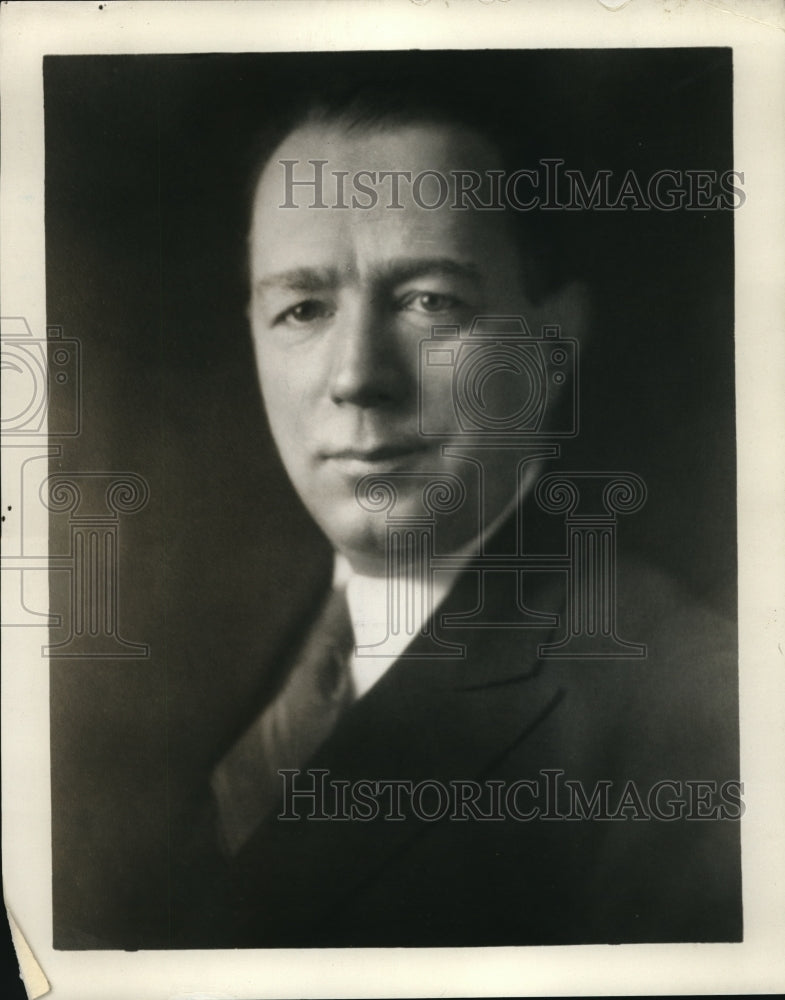 1929 Press Photo Raymond L. Redheffer, President, Merchandise Bank and Trust