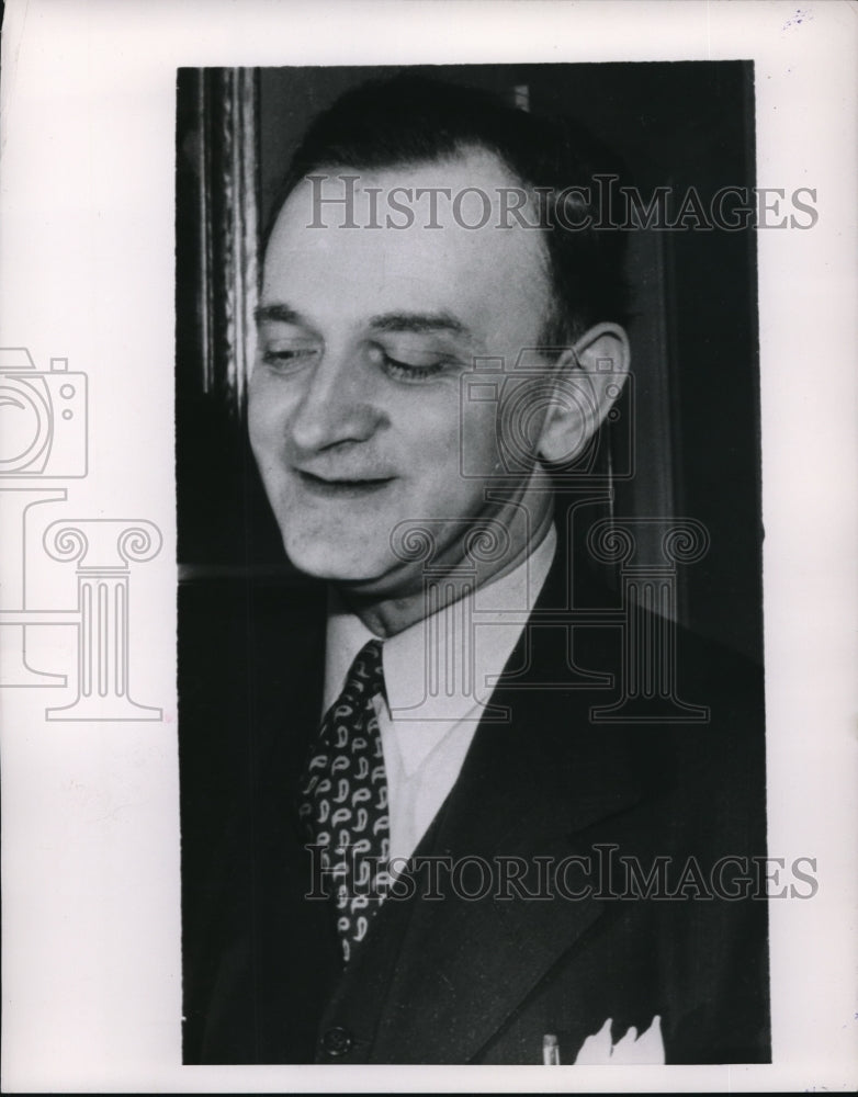 1954 Press Photo George Dietze, Jewelry Engraver of Pittsburgh - ned13622