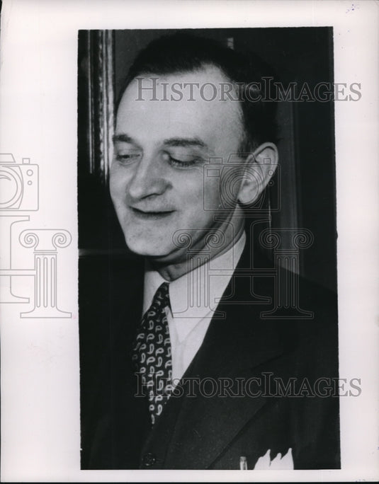 1954 Press Photo George Dietze, Jewelry Engraver of Pittsburgh - ned13622