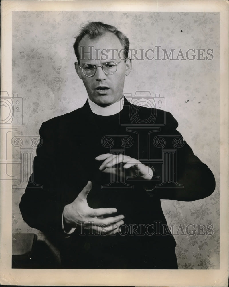 1952 Media Photo Reverend Franz Wasner Was Elevated To Papal Chamberlain