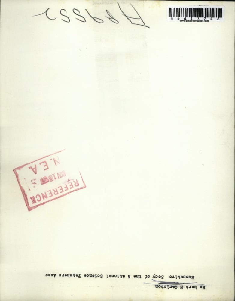 1957 Media Photo Robert Carlenton, Executive Secretary National Science Teacher