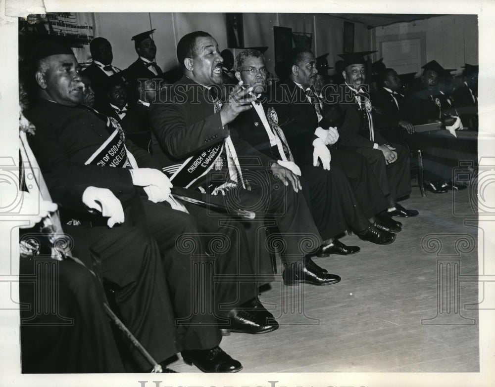 1943 Media Photo Evangelists Wm Watkins, NB Nelson, ZV Dean, F Smith, H Dawkins