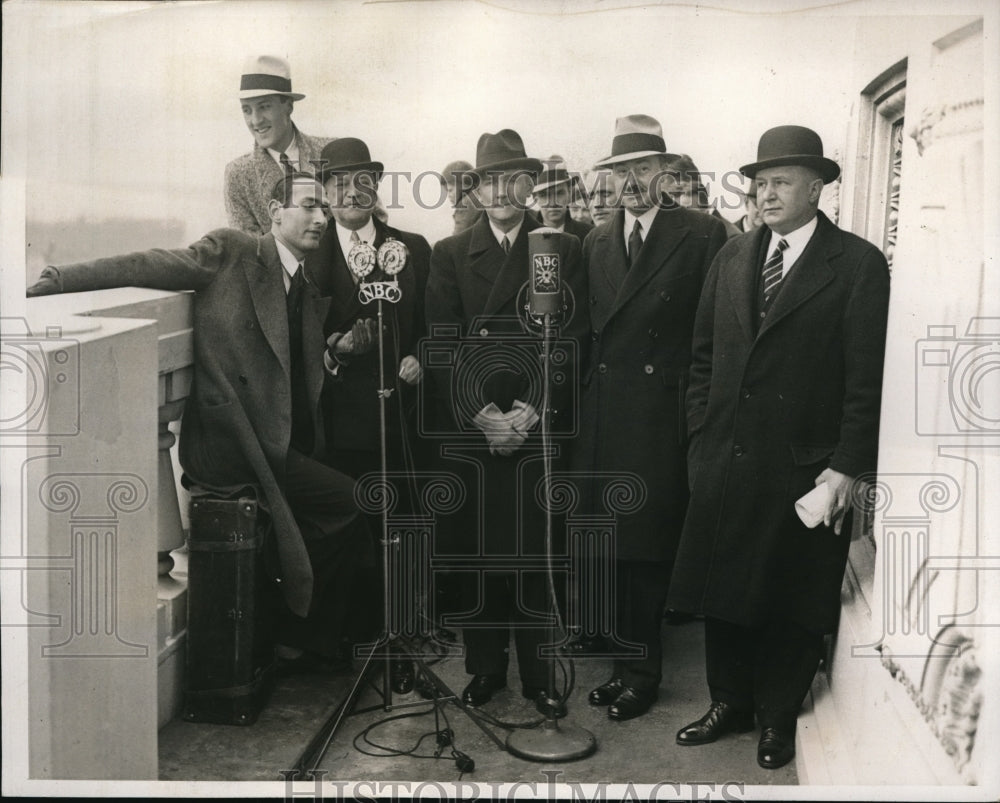 1931 Press Photo Hellmut Hellmut, Sen R Wagner,E Von P Graffen