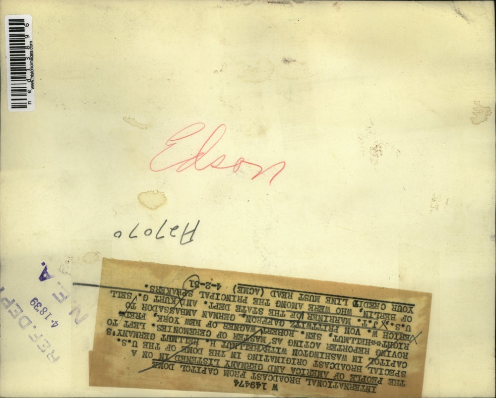 1931 Press Photo Hellmut Hellmut, Sen R Wagner,E Von P Graffen