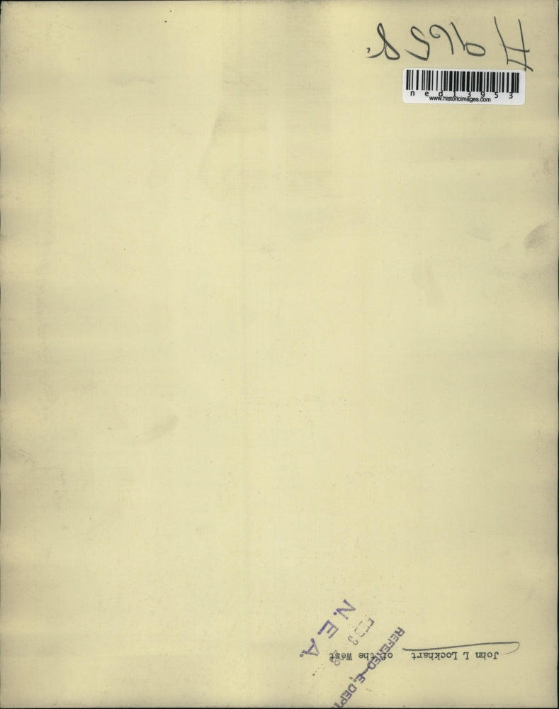 1928 Media Photo Joh L Lockhart of the West