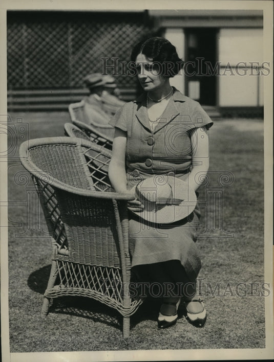 1934 Media Photo Los Angeles H Y Tate visit to America