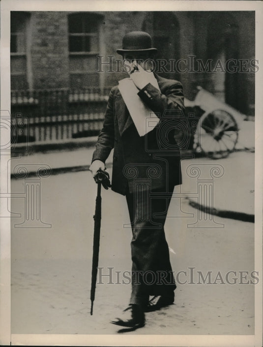 1936 Media Photo Leslie Montague Thomas Testifies Budget Leakage Tribunal London