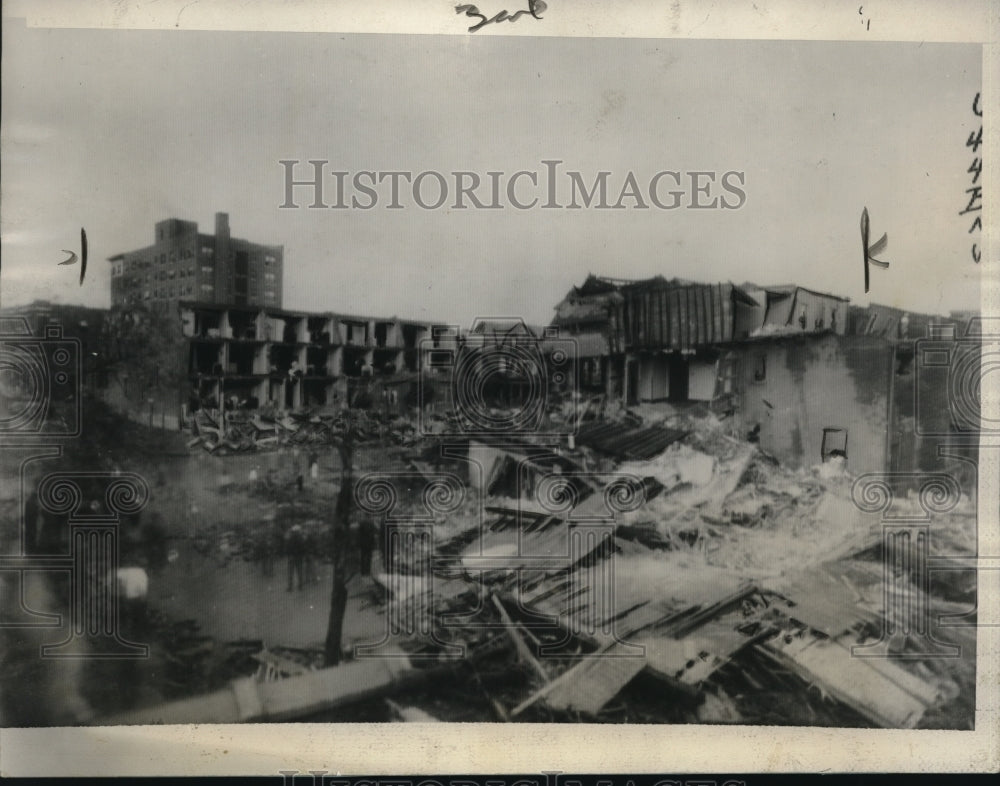 1927 Press Photo Tornado Damage In St Louis Missouri