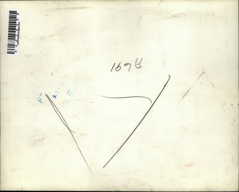 1951 Press Photo St Louis Missouri Flooding From Mississippi River