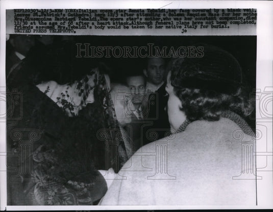 1957 Media Photo New York Italian Opera Star Renata Tebaldi