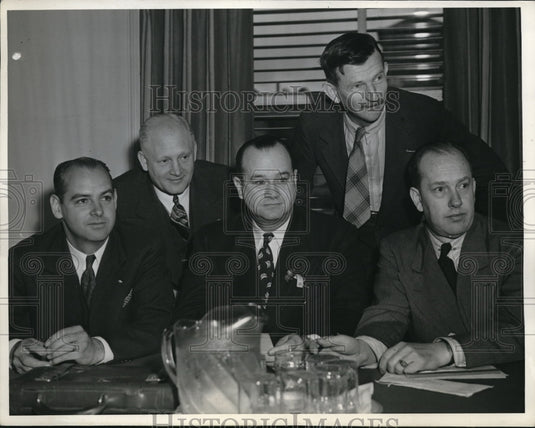 1942 Media Photo San Francisco JH Phillips, J Tansey, RE Camps,J Killem