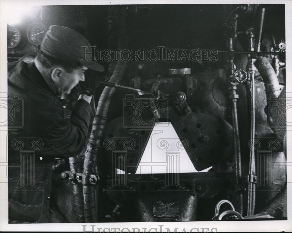1969 Media Photo Paul Kuznia Repairing Fire Truck