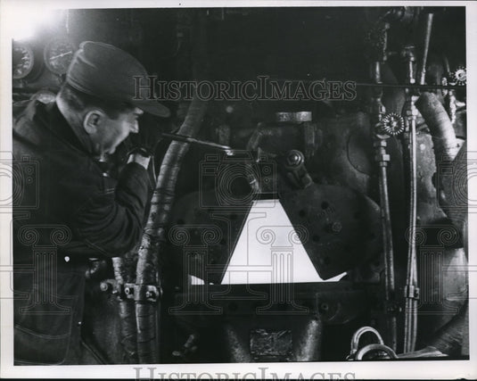 1969 Media Photo Paul Kuznia Repairing Fire Truck