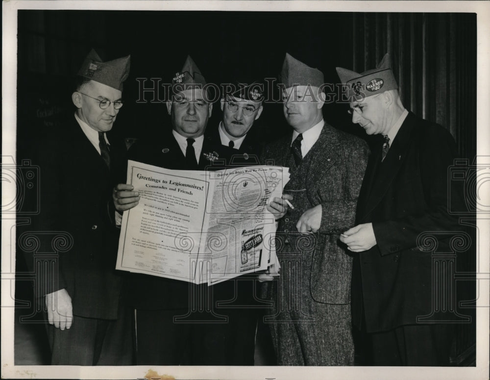 1940 Press Photo WS Howell, Ben Haney, Bill Seese, Carl Weiss and Walter Dickers