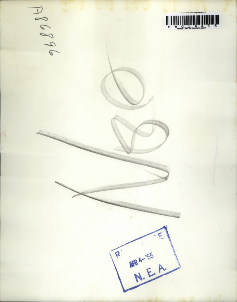 1955 Media Photo Larry Edwards after taking alcohol test in New York