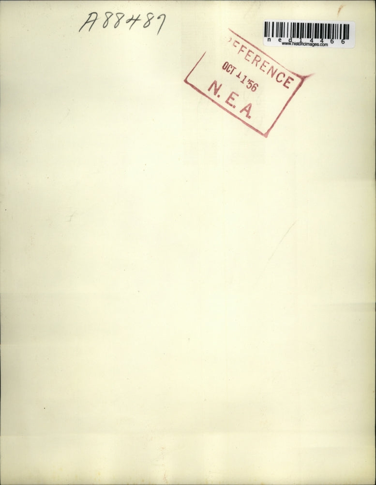 1956 Media Photo Ted Determan after his one way ride to New York.