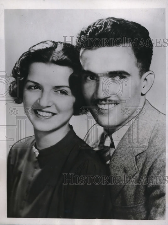 1937 Media Photo Cadet Williams Staggs, Grace Glasser