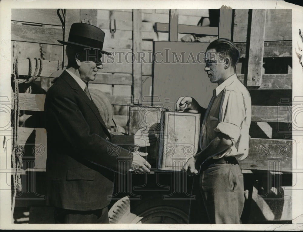 1932 Media Photo Clarence Dean pays his way through Wesminster College