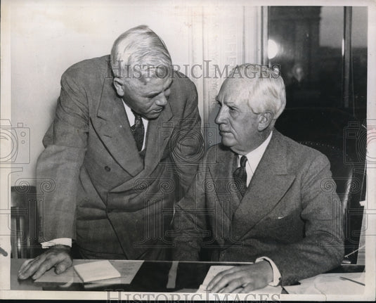 1937 Press Photo Norman H Davis Ambassador at large will head delegation to