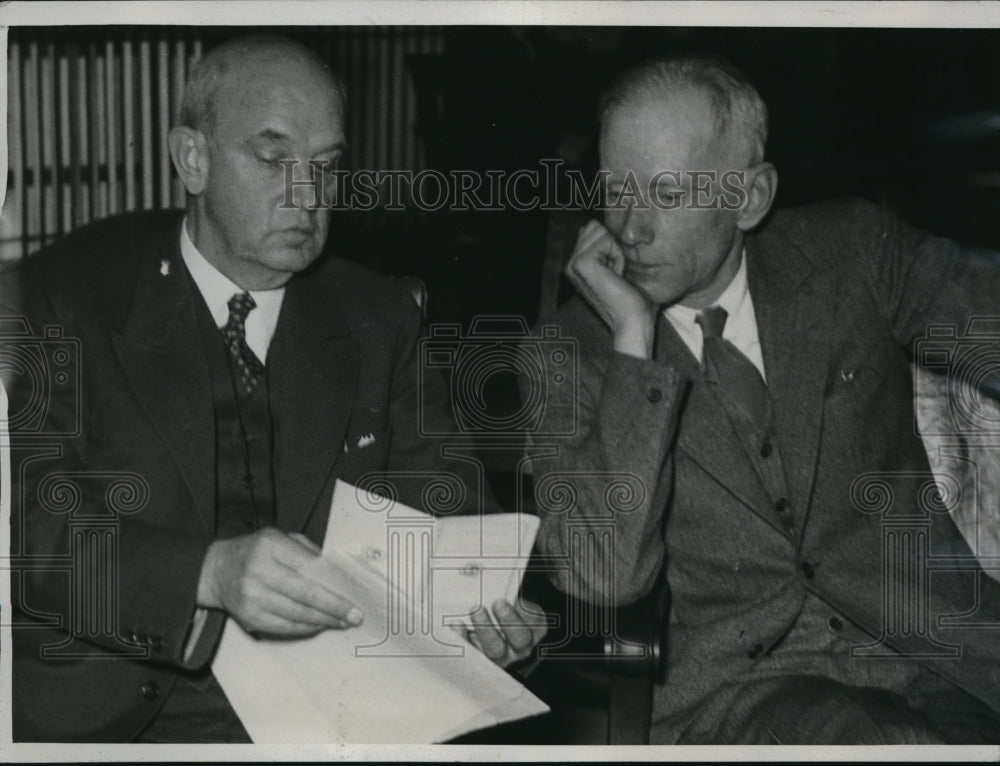 1934 Press Photo Machir J Dorsey President of Security life Insurance co with
