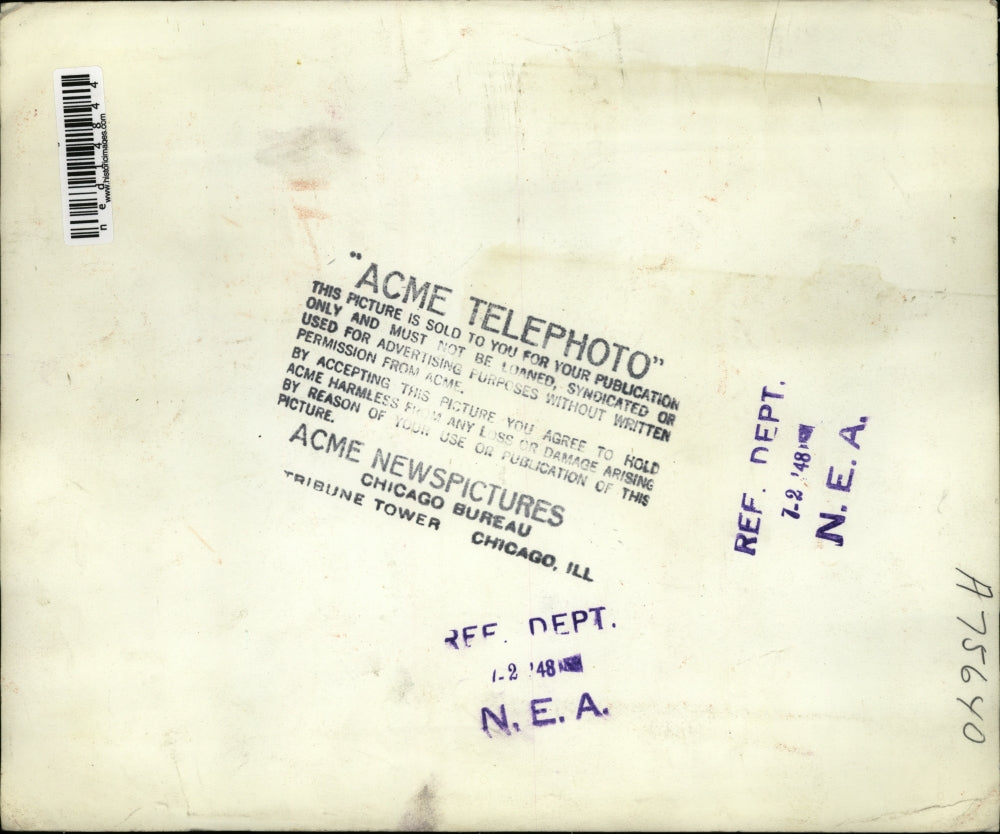 1948 Media Photo Berlin Wilhelm Pieck Communist SED & Otto Grotewohl