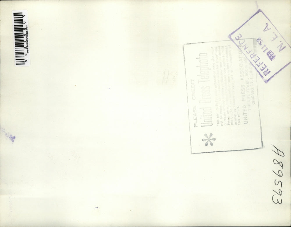 1958 Media Photo Cleveland OhioMrs Eugenia Ciubal De Deen & atty EFernandez