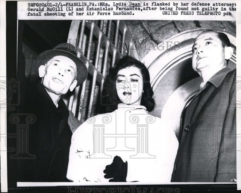 Load image into Gallery viewer, 1958 Media Photo Mrs. Lydia Dean Found Not Guilty Of Fatal Shooting

