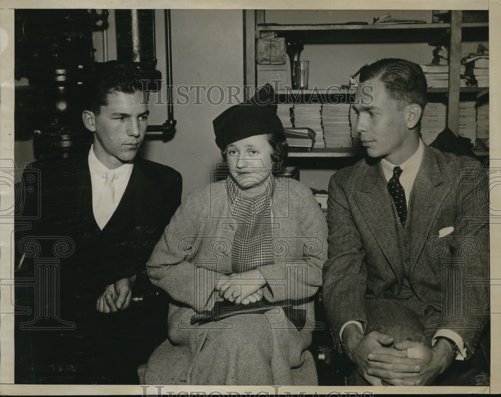 1963 Media Photo Ellsworth Vines George Caroline John F. Albright Tennis Star