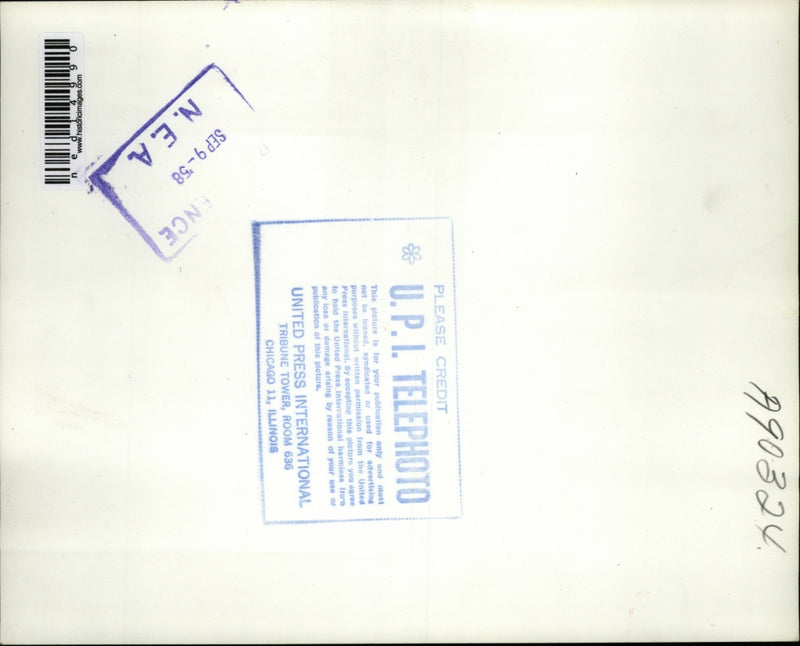 Load image into Gallery viewer, 1958 Media Photo P Christiani H Dotten J Bright O Buck Senate Rackets Committee
