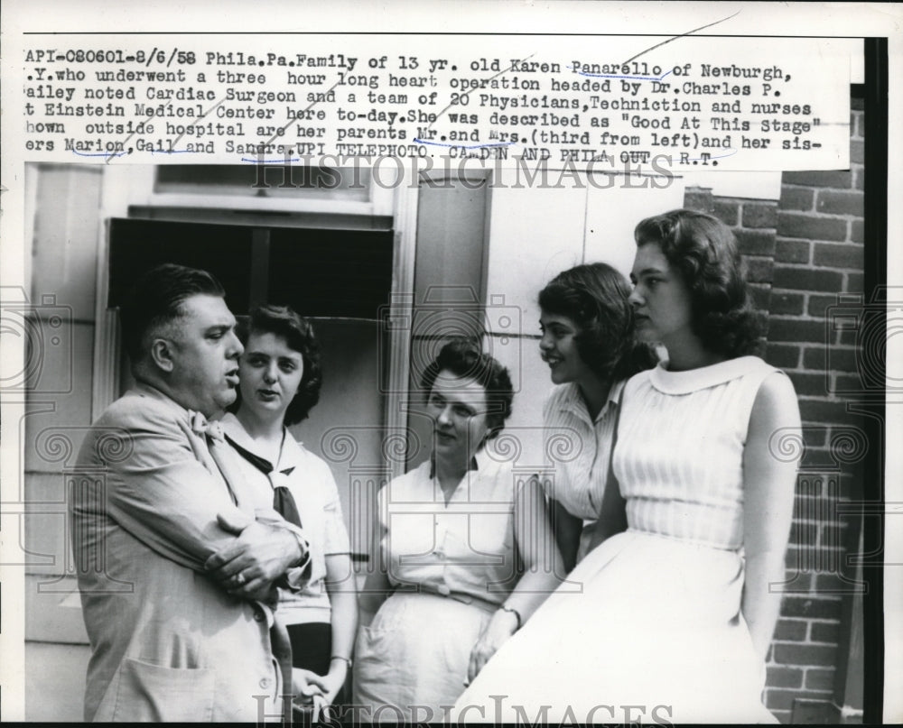 1958 Media Photo Phila Karen Panarello Newburgh Charles P Bailey Marion Gail