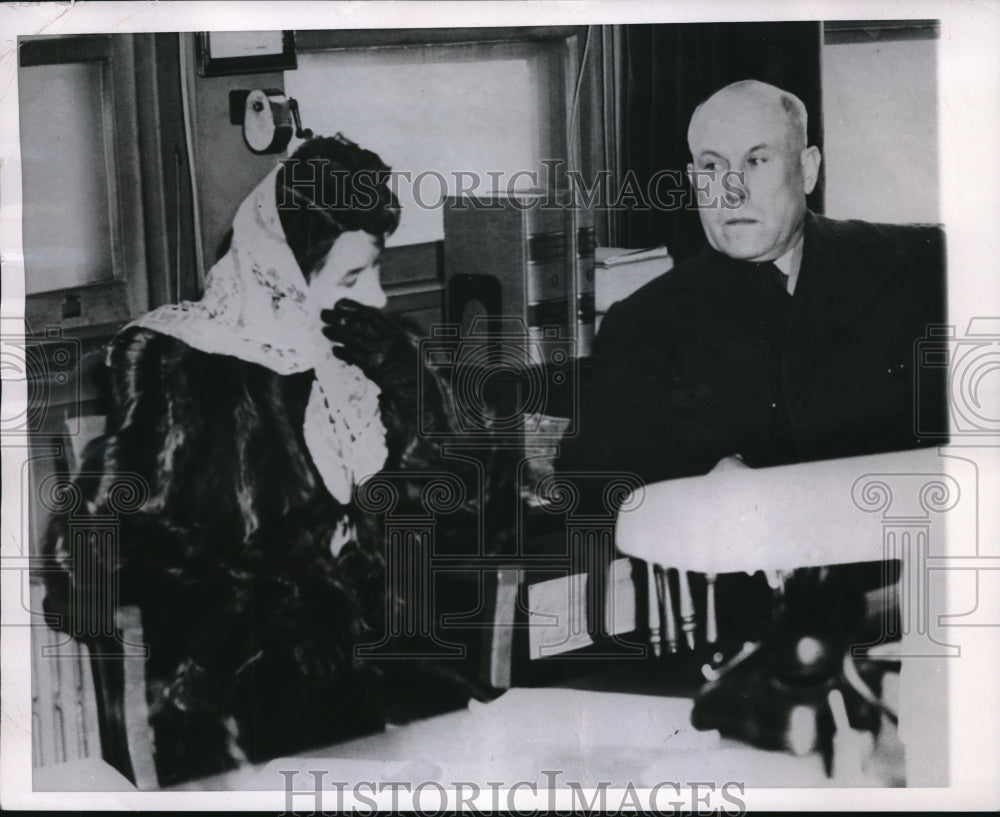 1950 Press Photo Mrs. Grace Parr pleads guilty to murdering her husband