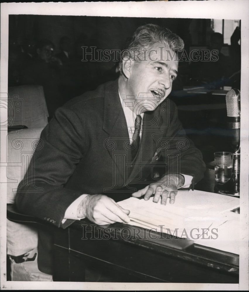 1939 Media Photo Professor M. G. De Chazeau Tells Speculation In Steel