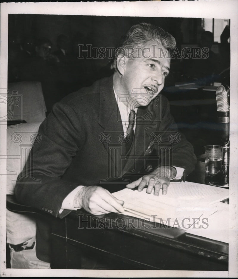 Load image into Gallery viewer, 1939 Media Photo Professor M. G. De Chazeau Tells Speculation In Steel
