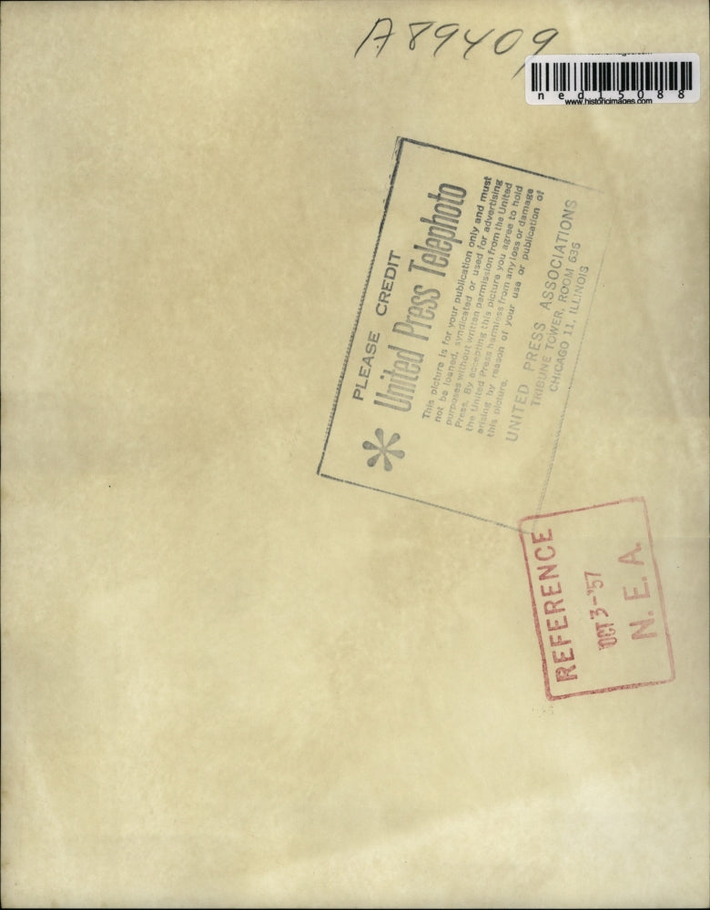 1957 Press Photo French Student Adrian Douady Arrives To Princeton University