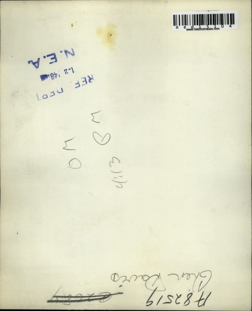 1947 Media Photo Glen Davis Speaks With Mother About Rams Deal