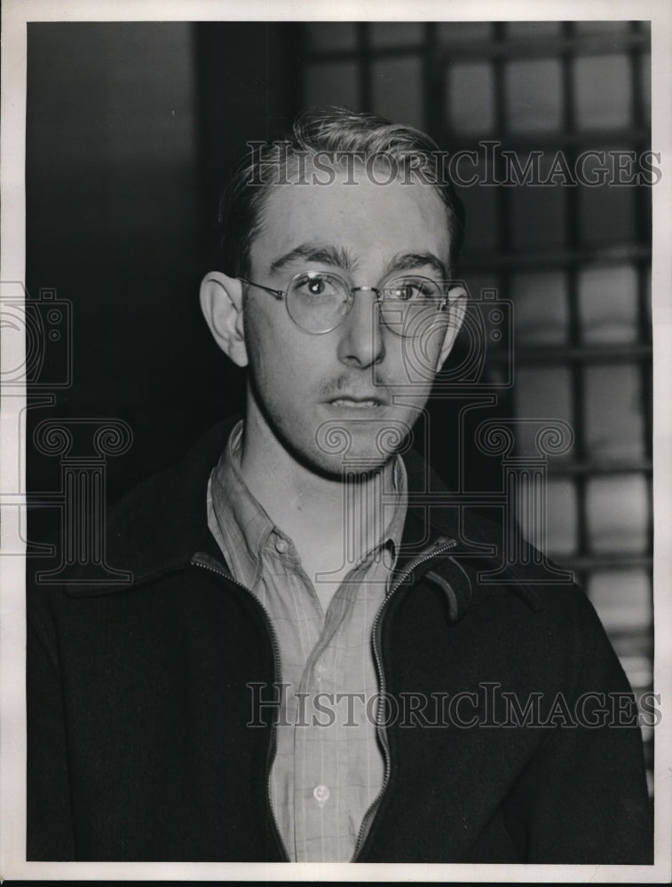 1939 Press Photo Harold Pratt Member of Gang