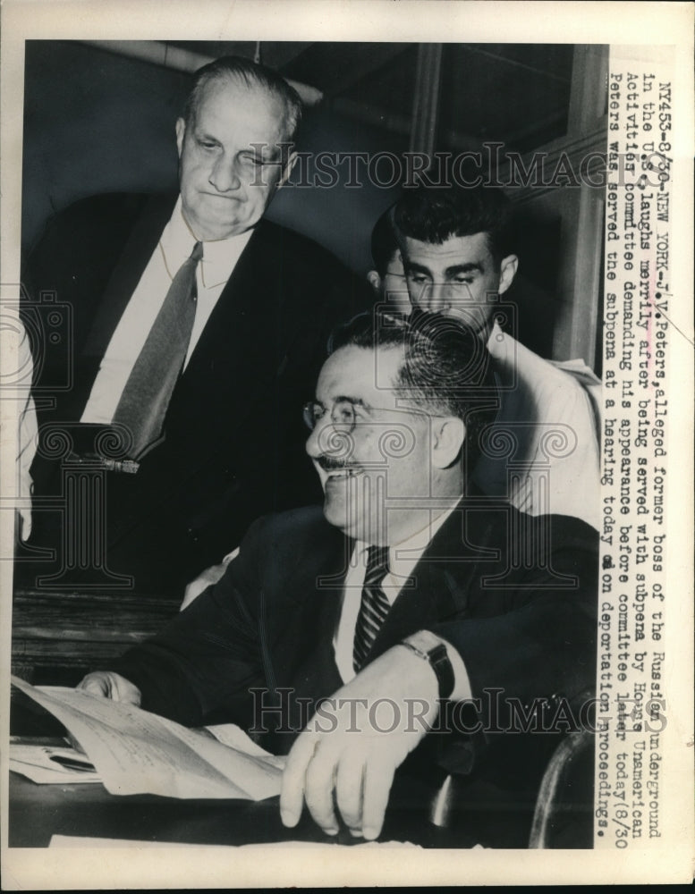 1946 Media Photo NYC JY Peters ex boss of Russian underground in court