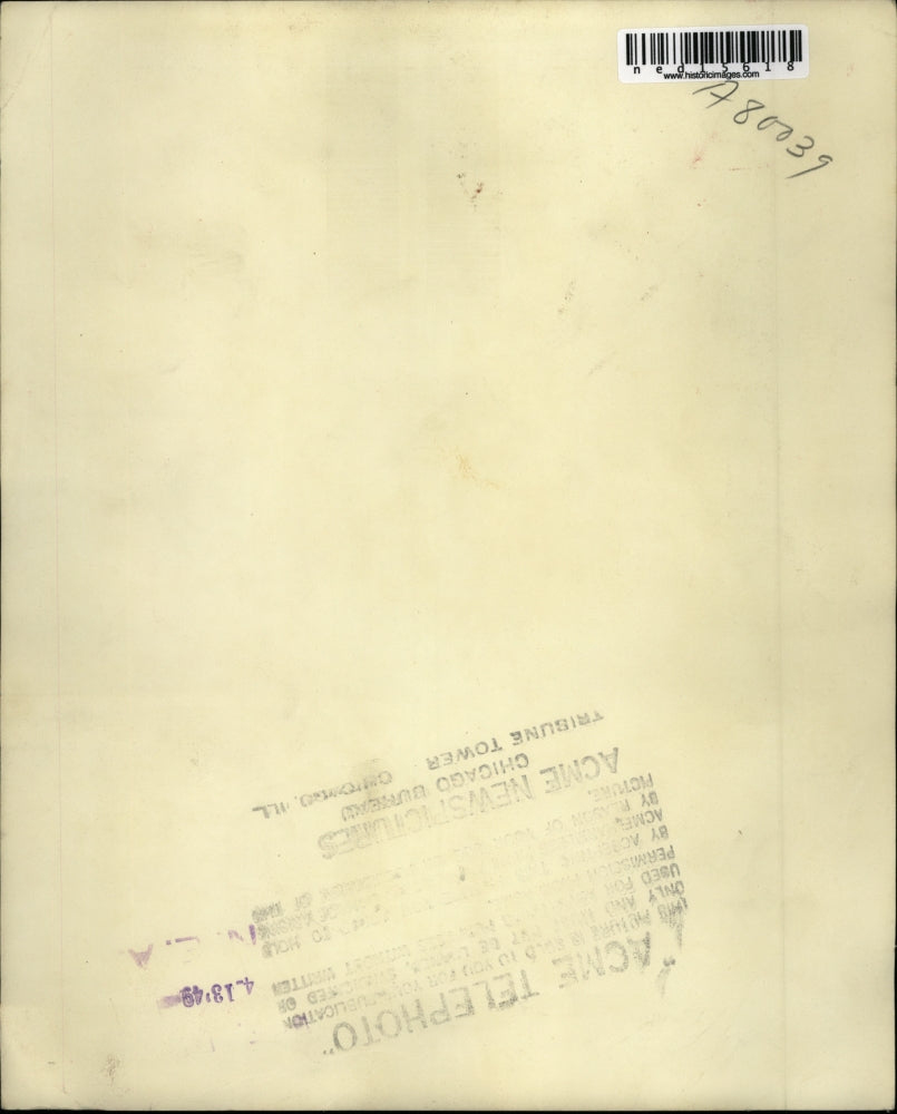 1949 Media Photo Detroit Mich Newton Einstandig found wife & kids shot dead