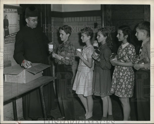 1946 Media Photo J G Paulms, Albert Jann, Dolores Voland, Betty Ann Dillen, and