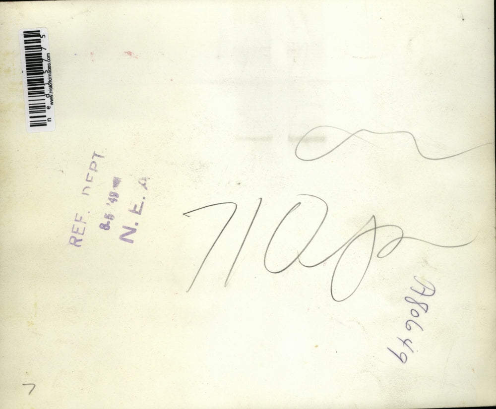 1949 Media Photo Wash DC Helen V Early wedding to William Nile Elam Jr