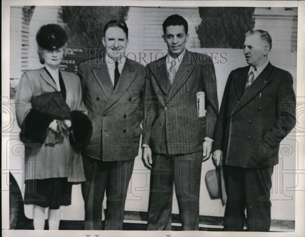1946 Media Photo La Calif.Charles Edeards, Mr & Mrs GLK Smith,M McClanahan