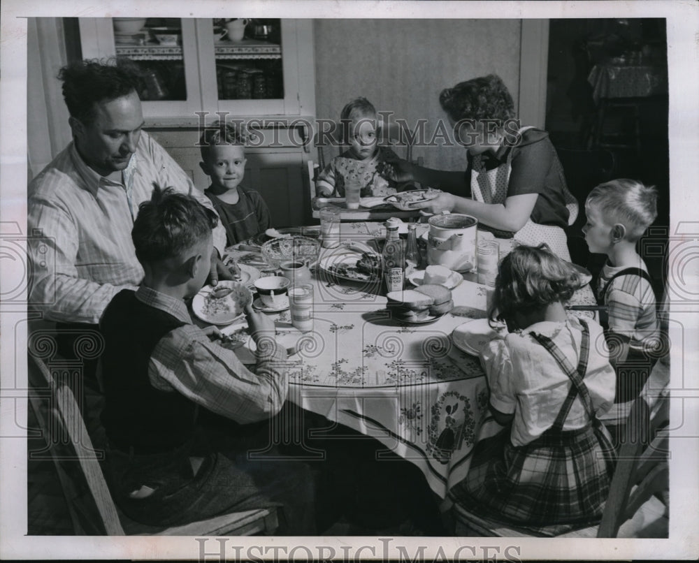 1945 Media Photo Detroit Mich General Motors worker John J McIntosh is out on
